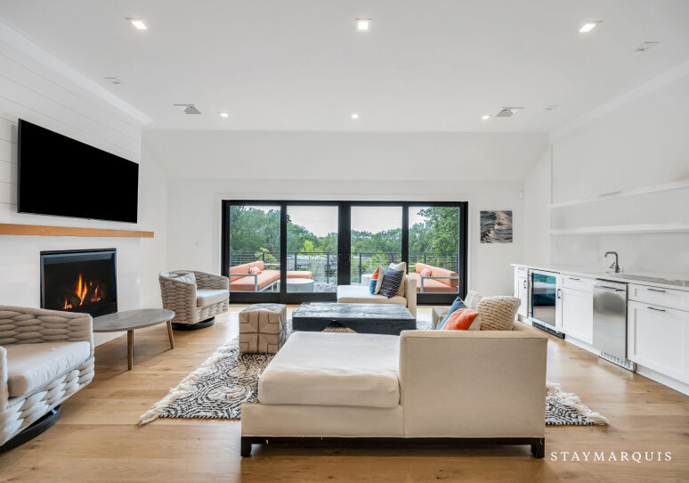 Upstairs Living