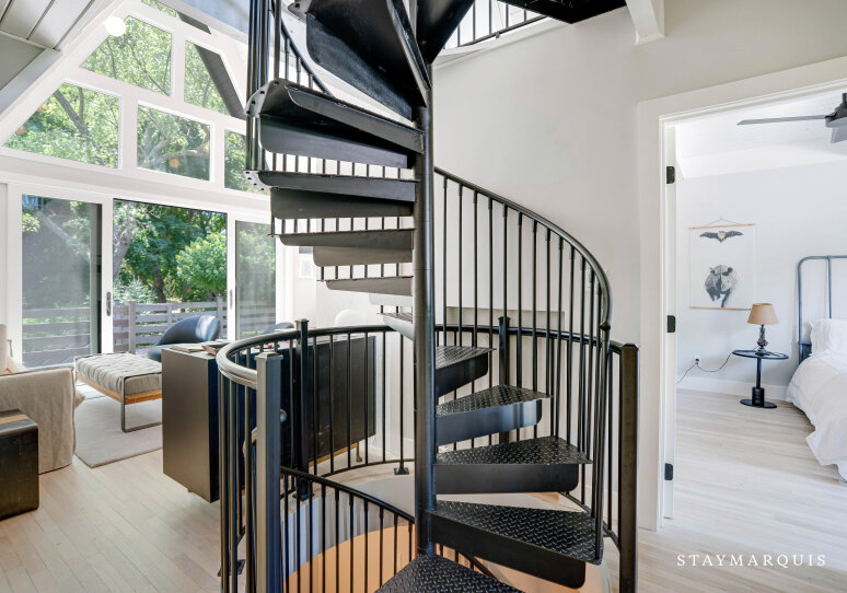 Stairs to loft room