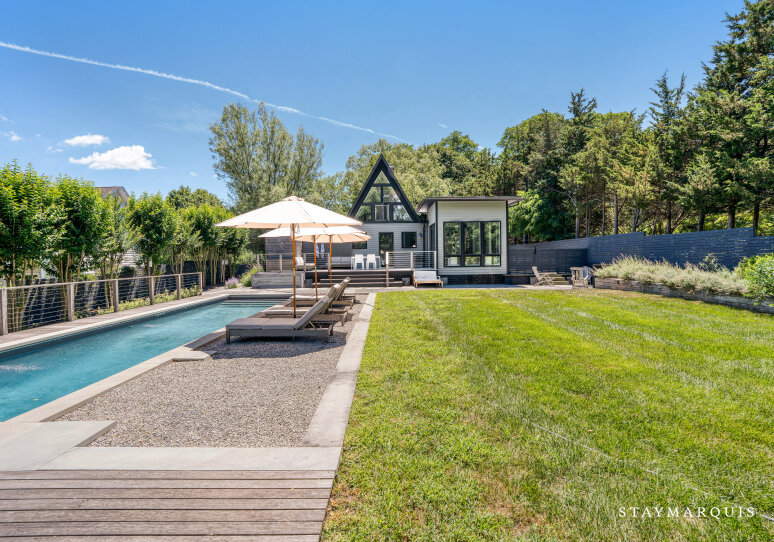 Backyard facing main house