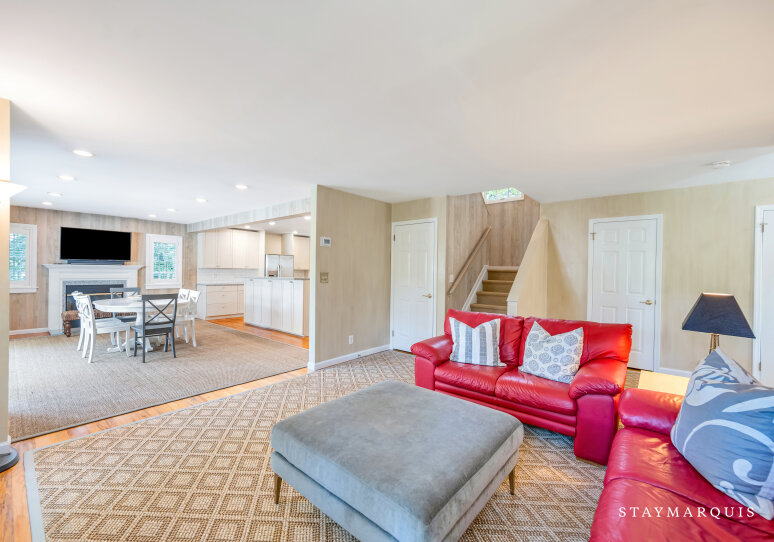 Open concept Living, Dining and Kitchen