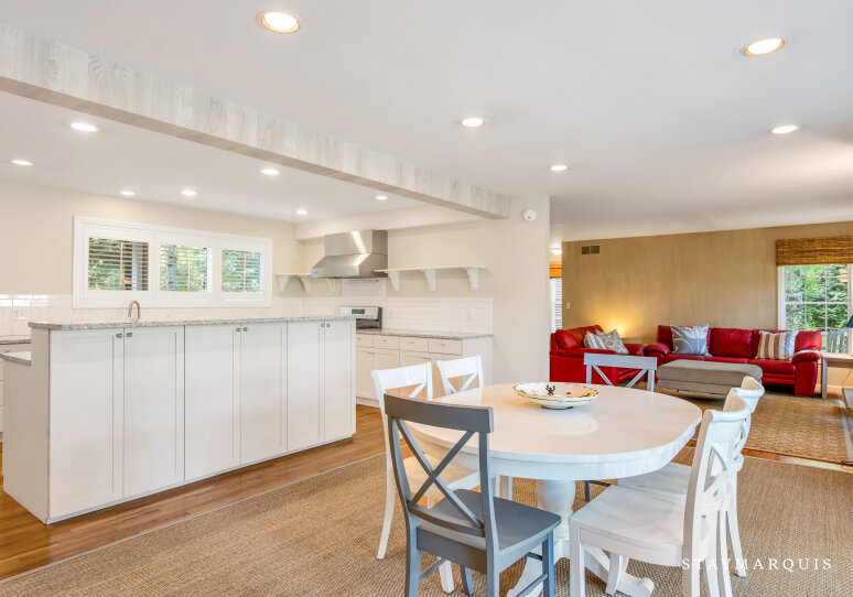 Open concept Living, Dining and Kitchen