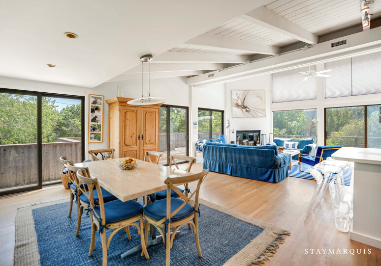 Open concept Living, Dining and Kitchen
