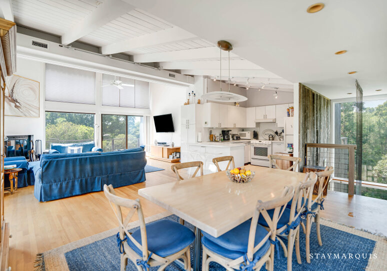 Open concept Living, Dining and Kitchen