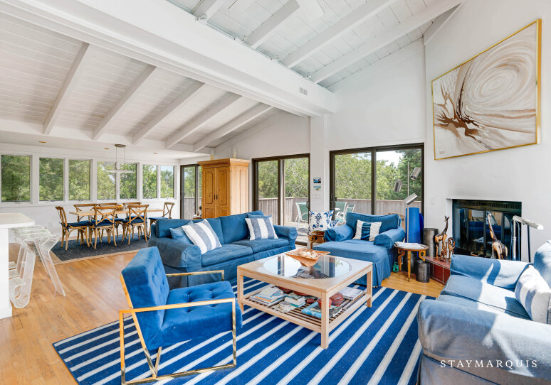 Open concept Living, Dining and Kitchen