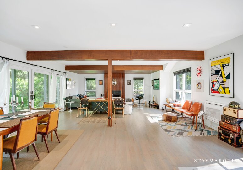 Open Concept Living Room and Dining